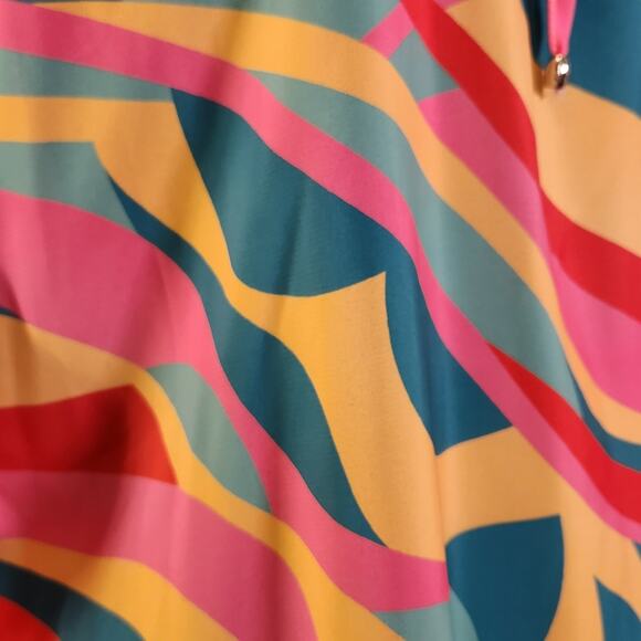 ENTRO Oversized Ruffle Sleeve Blouse, Size S/M - Picture 6 of 11